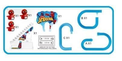 Electric Spider-man Slide Racing Track Set With Lights & Music
