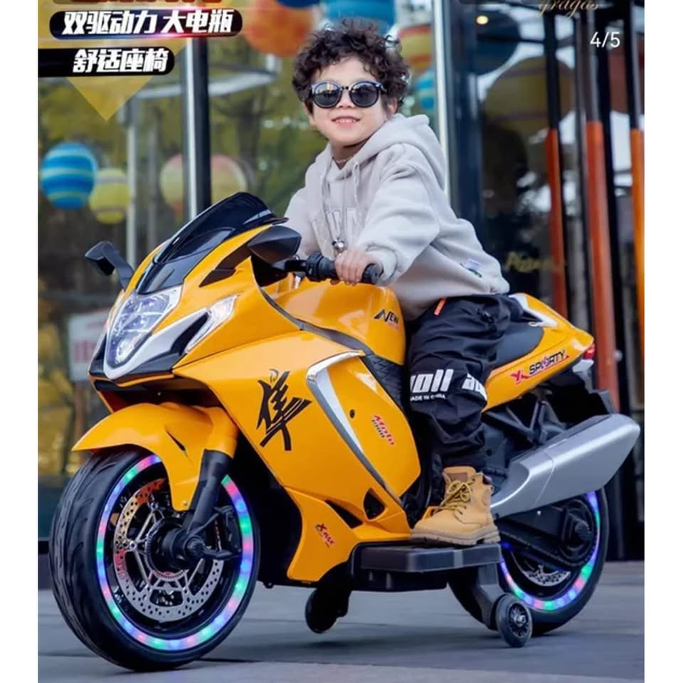 Kids Ride-on Hayabusa Bike With Light & Sound