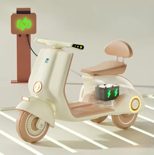 Kids Ride-on Rechargeable Vespa Scooter - Large