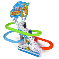 Electric Funny Penguin Track Set With Light & Music