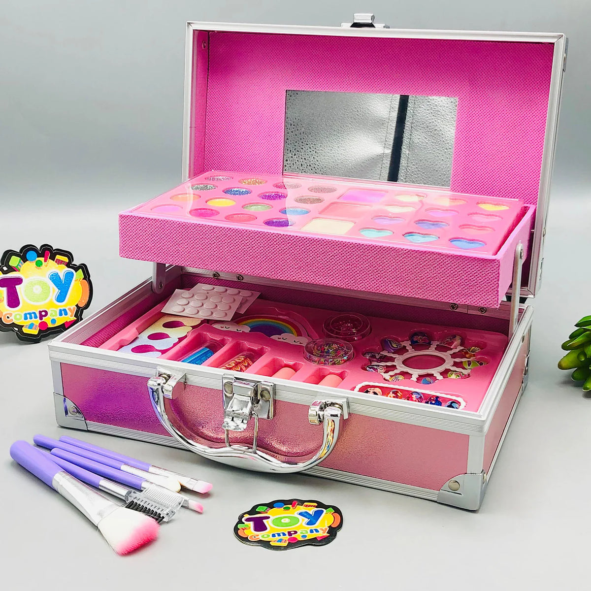47Pcs Realistic Mermaid Makeup Briefcase