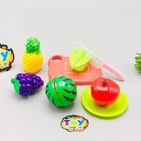 8Pcs Pretend Play Food Cutting Set
