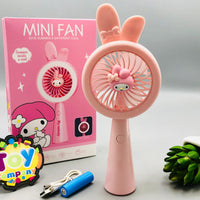 Rechargeable Mini My Melody Themed Three Speed Fan