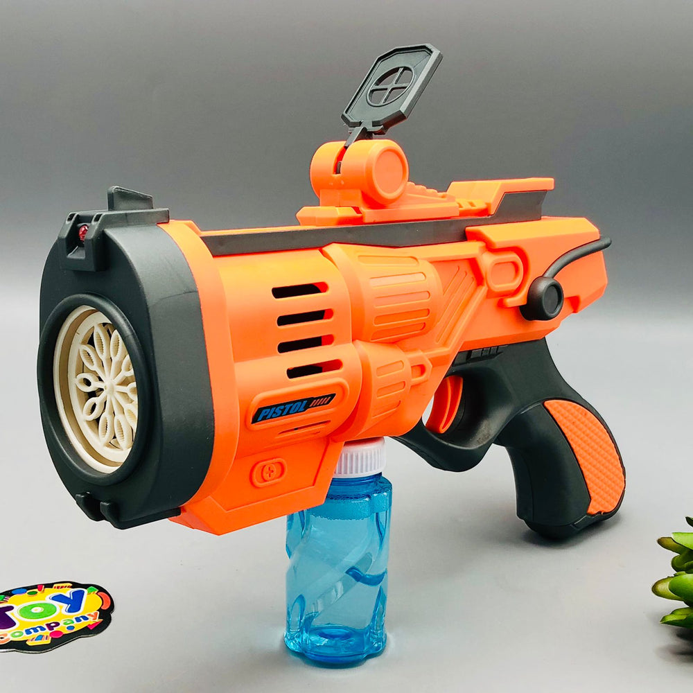 Electric Power-Driven Lighting Bubble Gun