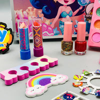 47Pcs Realistic Mermaid Makeup Briefcase