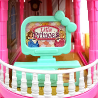 221Pcs DIY Luxury Villas Doll House With Doll
