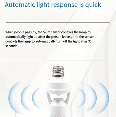 E27 Infrared Sensor Lamp Holder