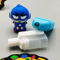 6Pcs Cartoon Themed Colorful Highlighter