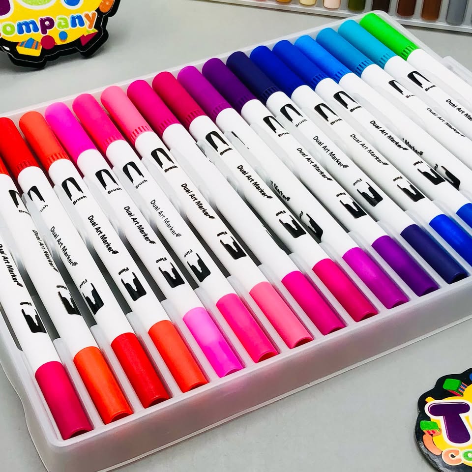 36Pcs Dual Tip Art Color Brush Pens