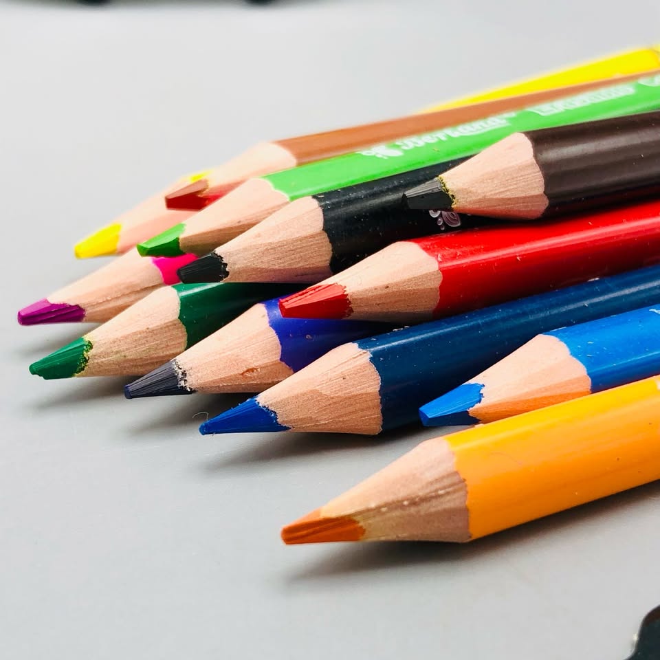 12Pcs Space Color Pencils Box