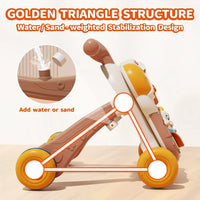 3in1 Baby Musical Walker & Activity Table - Brown