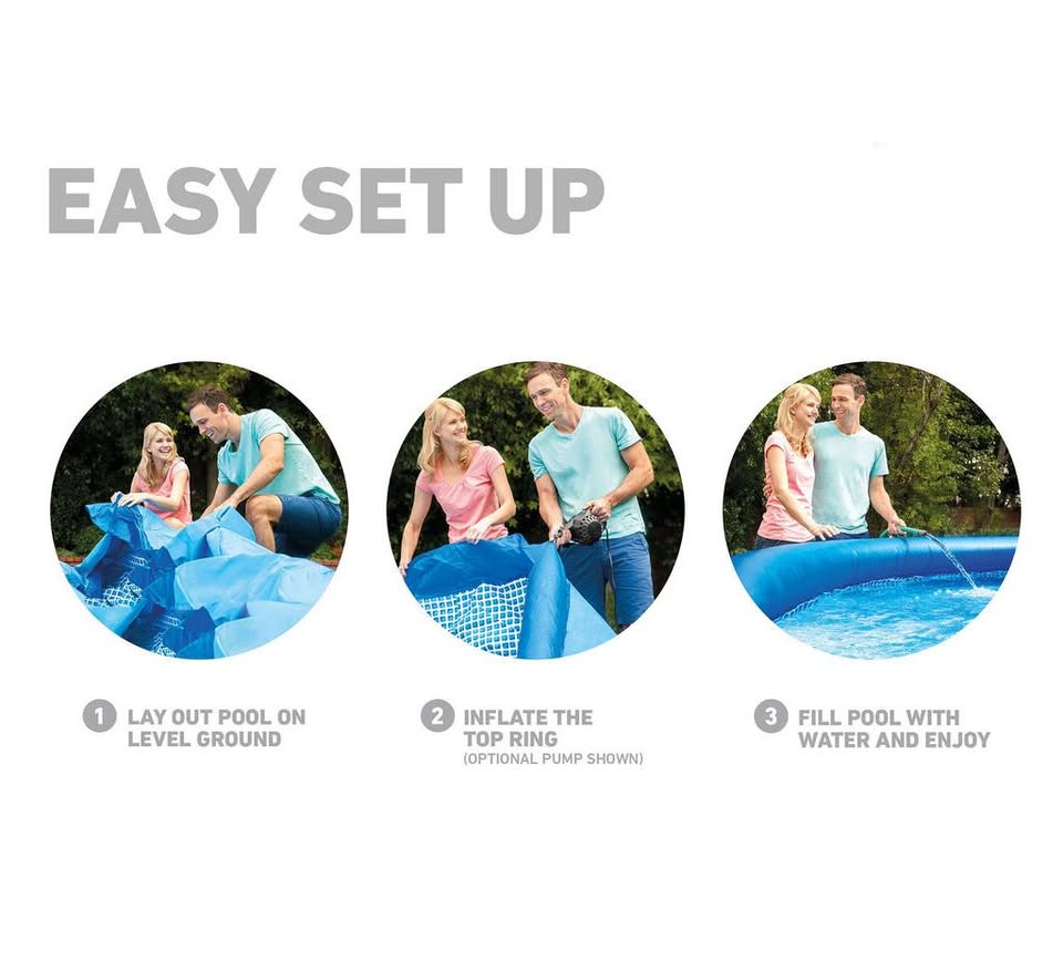 INTEX Easy Set Pool Puncture Resistant ( 13'X33" )