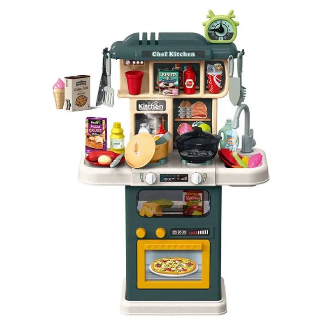 64Pcs Kids Pretend Chef Kitchen Set