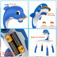2in1 Mini Dolphin Projection Painting Table