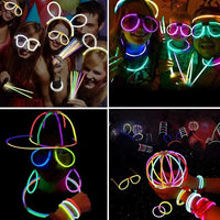 158Pcs Night Glow Sticks - Glow Costume Kit