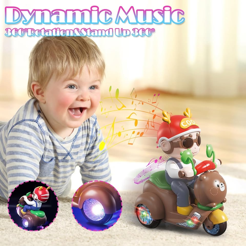 Electric Cute Rocking Stunt Tricycle