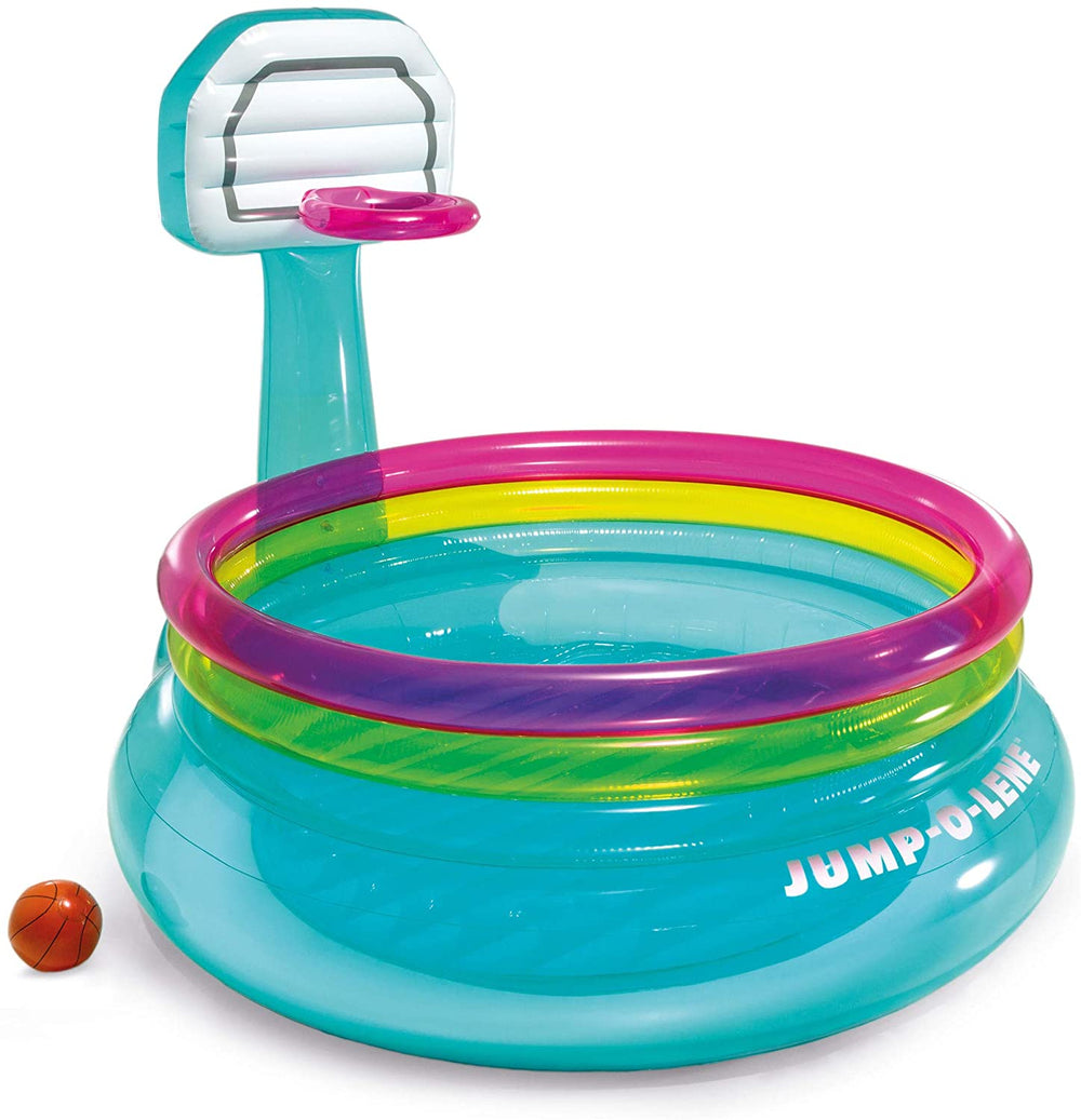 INTEX Jump-o-Lene Ring Bouncer With Basket Ball Shooting Hoop