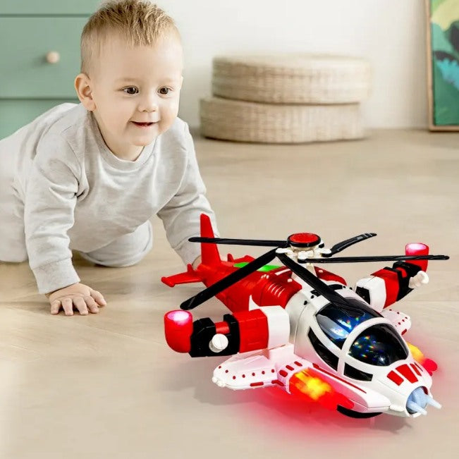 Battery Operated Helicopter With Light & Sound