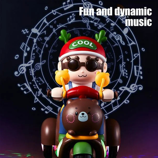 Electric Cute Rocking Stunt Tricycle