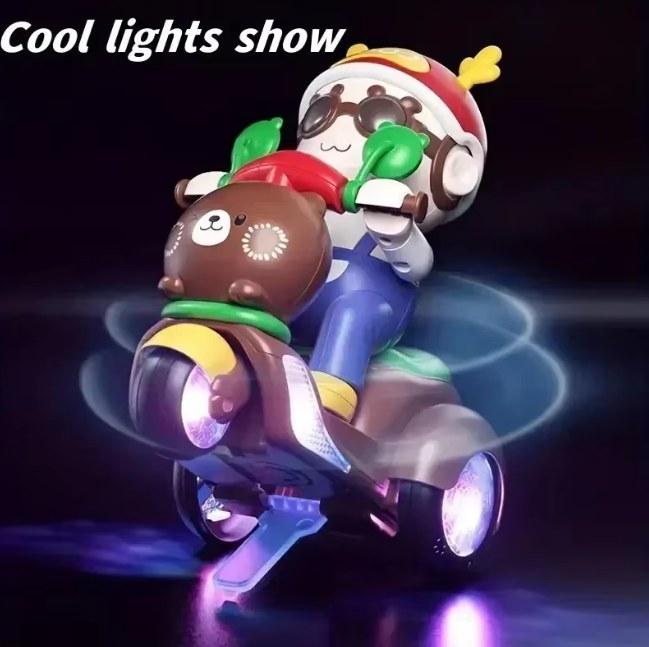 Electric Cute Rocking Stunt Tricycle