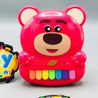 Battery Operated Mini Bear Musical Piano