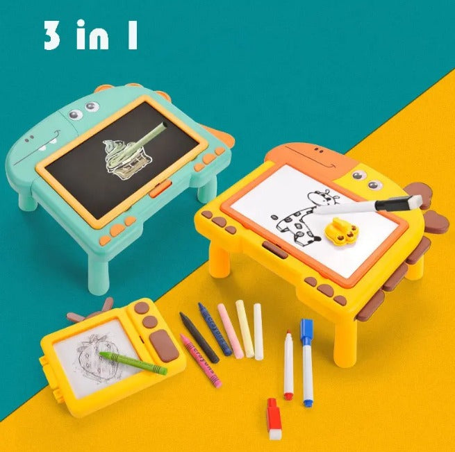 Multi-functional Kids Dinosaur Drawing Board