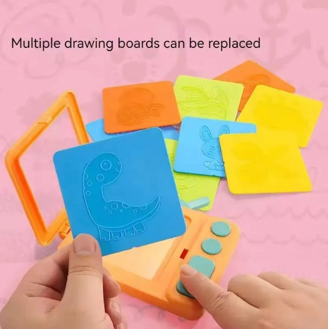 Multi-functional Kids Dinosaur Drawing Board