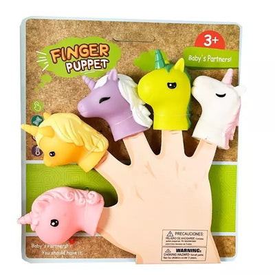 5Pcs Unicorn Themed Finger Puppet