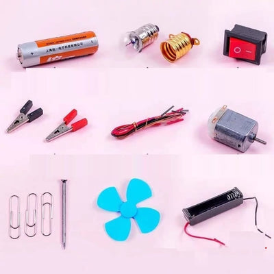 DIY Electric Circuit With Motor & Fan Experiment Kit