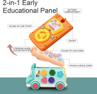 Multi-functional Montessori Bus With Light & Sound