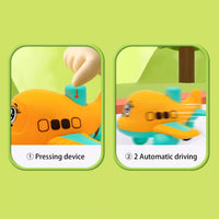 1Pc Mini Press & Go Airplane Toy