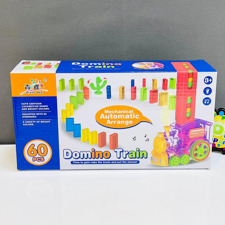 Domino Train Blocks Building Set