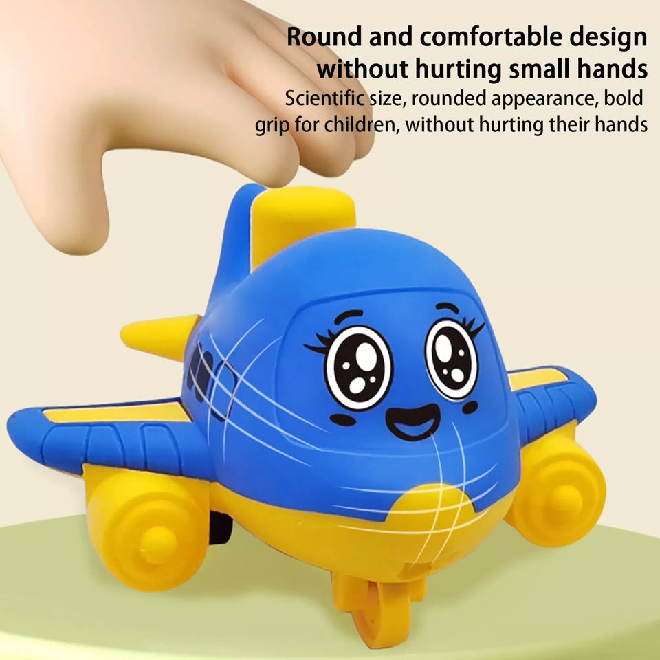 1Pc Mini Press & Go Airplane Toy
