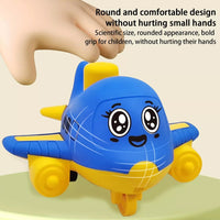 1Pc Mini Press & Go Airplane Toy
