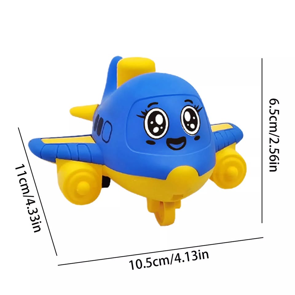 1Pc Mini Press & Go Airplane Toy