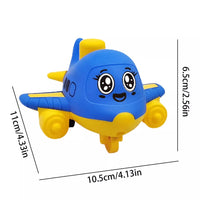 1Pc Mini Press & Go Airplane Toy