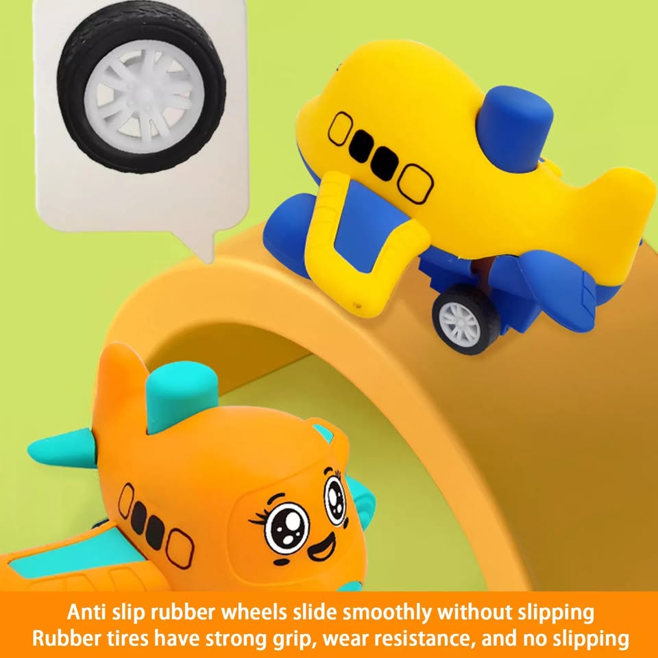 1Pc Mini Press & Go Airplane Toy