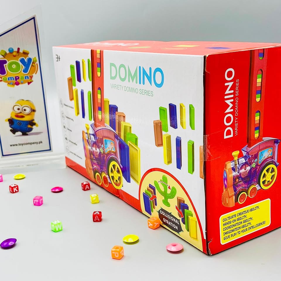 Domino Train Blocks Building Set