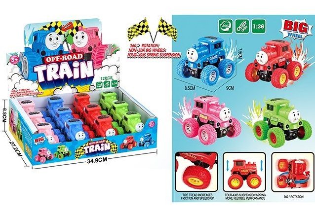 1Pc Inertial Locomotive Train Toy