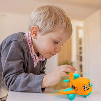 1Pc Mini Press & Go Airplane Toy