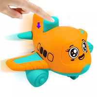 1Pc Mini Press & Go Airplane Toy