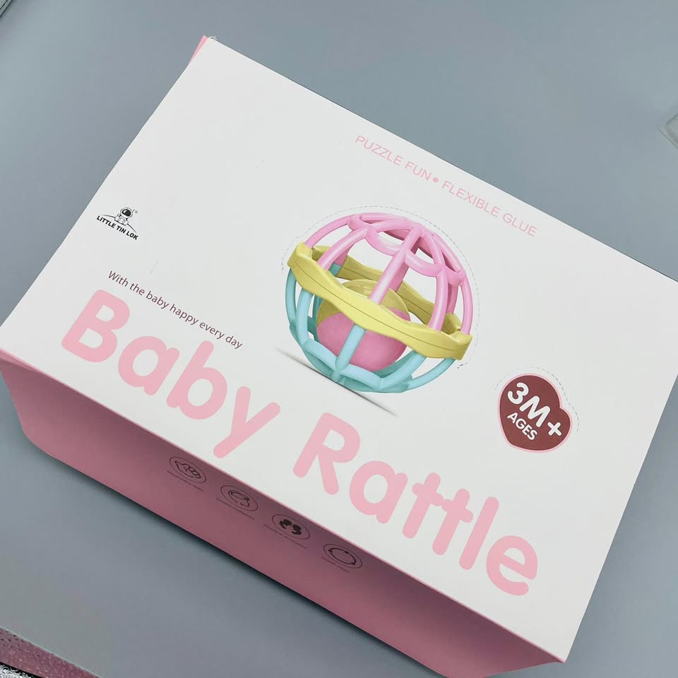 Soft Silicone Rattle Fitness Ball