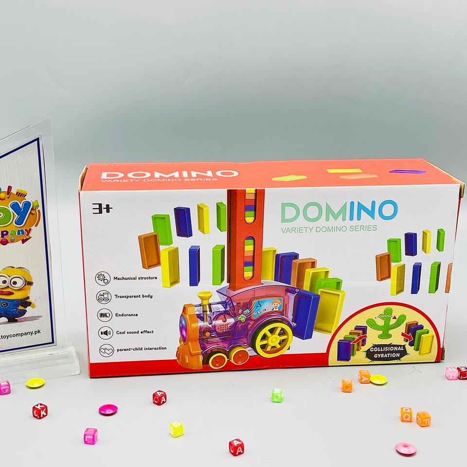 Domino Train Blocks Building Set