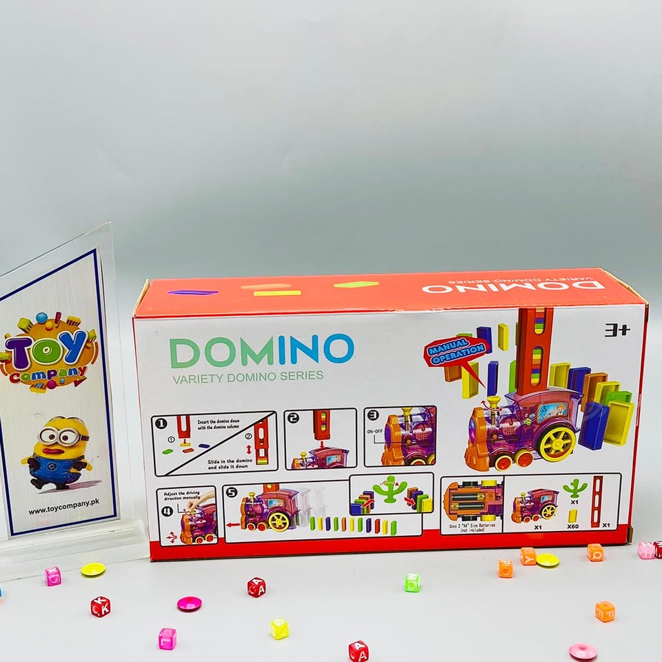 Domino Train Blocks Building Set