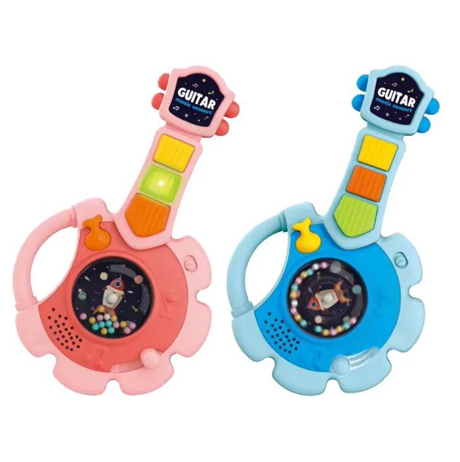2in1 Kids Mini Guitar With Light & Sound