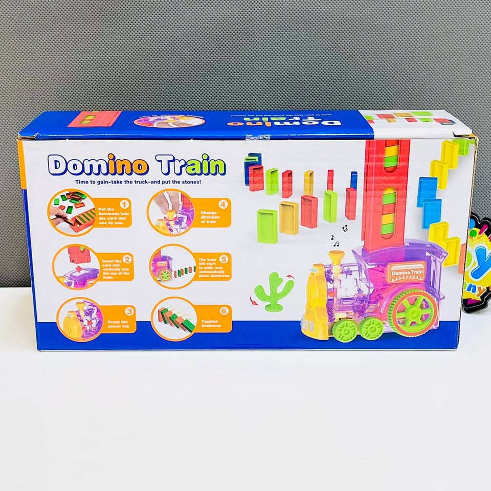 Domino Train Blocks Building Set