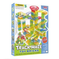 248Pcs DIY Marble Run Building Blocks Track