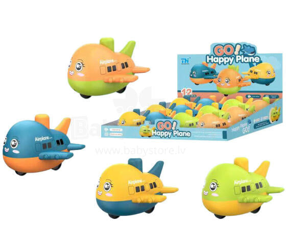 1Pc Mini Press & Go Airplane Toy