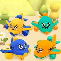 1Pc Mini Press & Go Airplane Toy