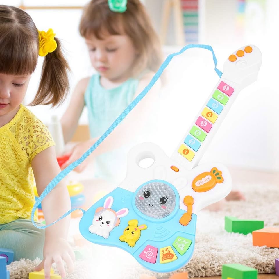 Multi-functional Kids Rabbit Guitar